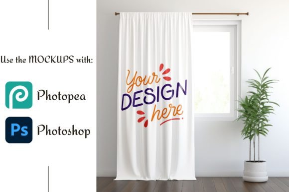 Download Window Curtains Mockup - Premium Resources