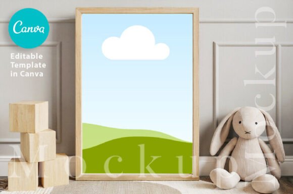 Download Canva Nursery Frame Mockup, Kids Room - Nursery Collection