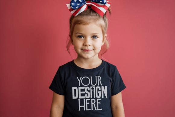 Download 4th July Tshirt Kids Mockup - Kids mockup Collection