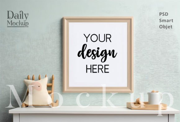 Download Nursery Frames Mockup, Kids Room Mockup - Nursery Collection