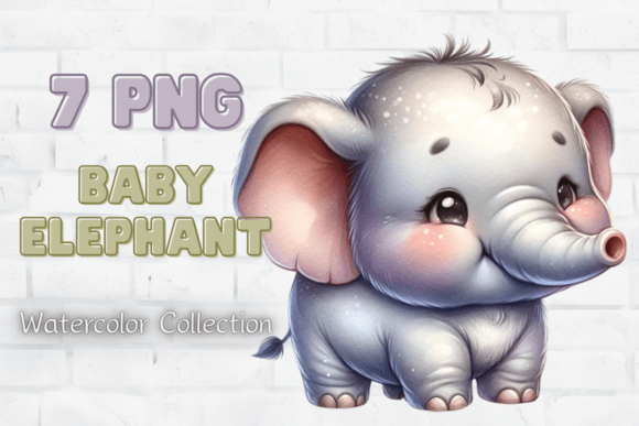 Download Baby Elephant Clipart Watercolor Nursery - Nursery Collection