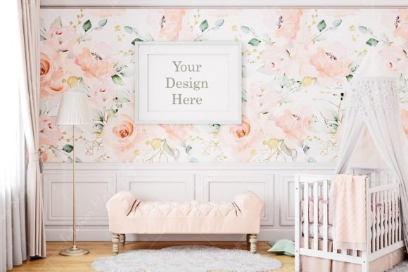 Download Nursery Mockup, Kids Room Mockup - Nursery Collection