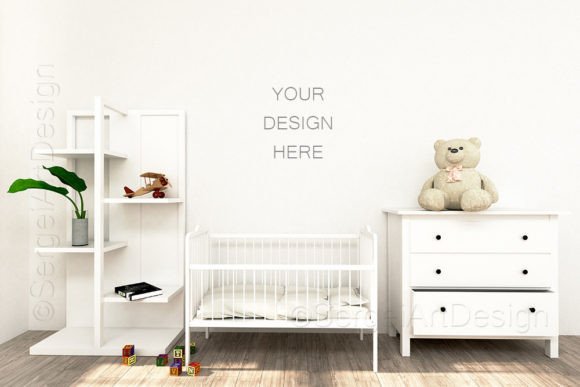 Download Baby Room Mockup, Nursery Mock Up Scene - Nursery Collection