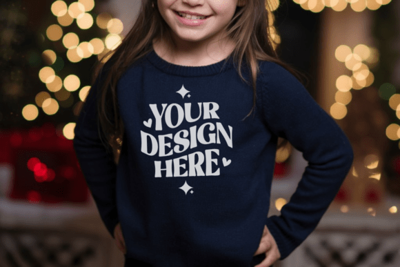 Download Christmas Gildan 18000b KIds Mockup - Kids mockup Collection