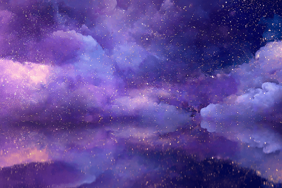 Download Magical Purple Nebula Starry Night Sky - Night sky Collection