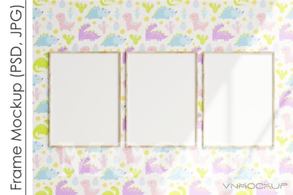 Download Nursery Frame Mockup, Modern Kid's Room - Nursery Collection